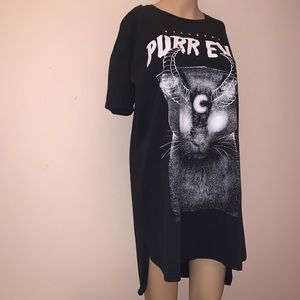 KILLSTAR Purr Evil short sleeve tshirt dress
